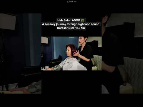 미용실ASMR 시각과청각의 활성화 # 레드 브라운 Hair salon ASMR visual and auditory activation #Red Brown