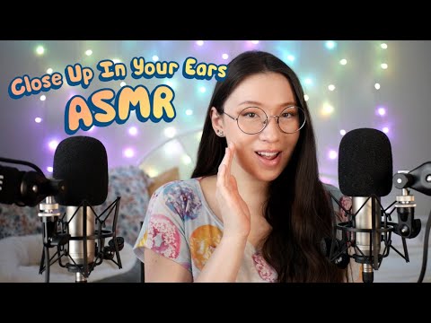 ASMR 😴 Let's Catch Up! ✨Close Up Ear to Ear Whisper Ramble + Show & Tell