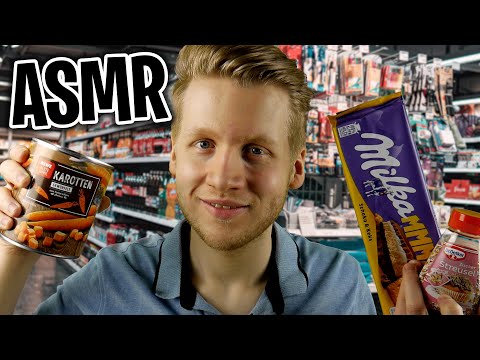 ASMR | Supermarkt-Kassierer kontrolliert deinen Einkauf im Geschäft (Roleplay)
