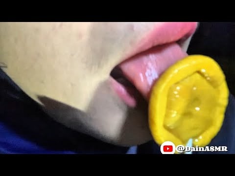 LOLLIPOP LICKING AND LENS LICKING ASMR #asmr #relaxing #lick 