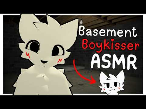 [Furry ASMR] You're stuck in the basement with Boykisser :3 [Sleep-aid] [Soft-spoken] [Kisses]