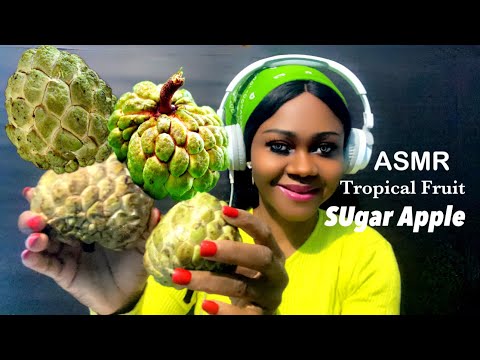 ASMR | How to eat a Sugar apple / Eating sugar apple/ custard apple