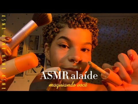 ASMR MAQUIANDO VOCÊ | com sons de boca