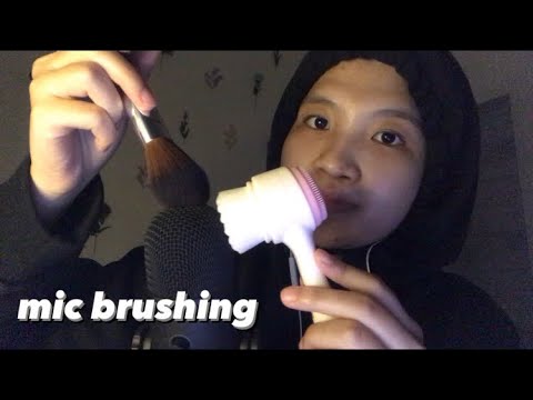 ASMR 1 MINUTE FAST MIC BRUSHING