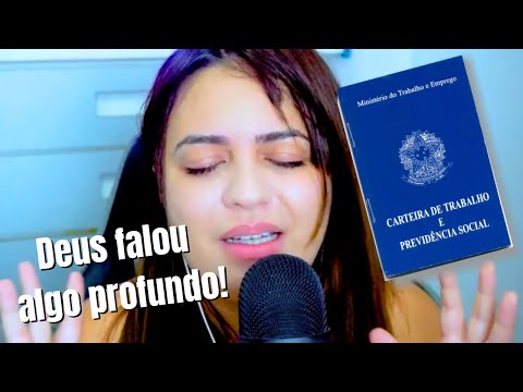 ASMR: Oração forte sobre DESEMPREGO (Deus falou algo profundo!)