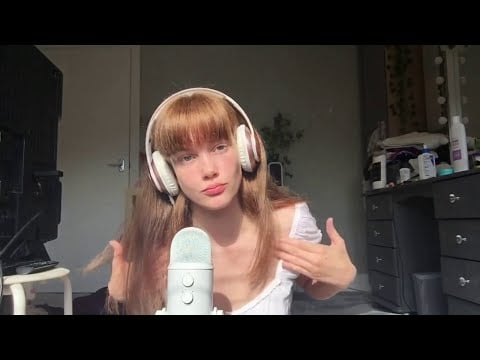 Lily of the Meadow - Body and Shirt Scratching and Mouth Sounds ASMR