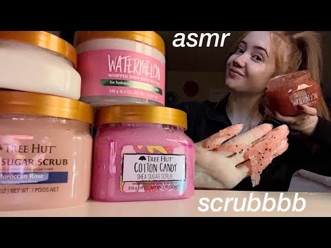 ASMR - scrub sounds & hand massage