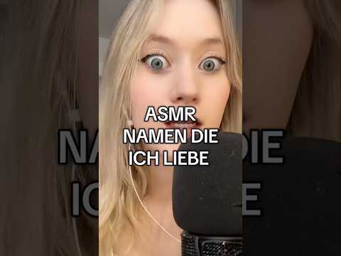 ASMR MIT NAMEN DIE ICH LIEBE #asmr #pov #fabricscratching #mouthwhisper