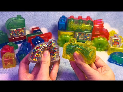 ASMR Jelly Blox Squishy Fidgets (Unintelligible Whispers)