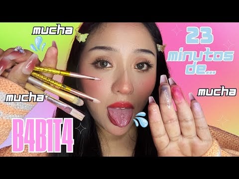Full Spit Painting 🫧solo para Ti ✨ASMR// brochas, manos, maquillaje (mucha B4B1T4)