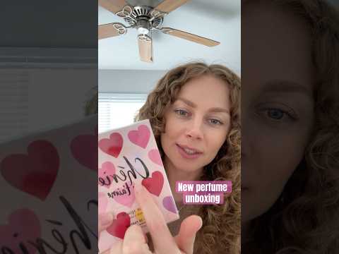 New perfume unboxing!! #asmr #asmrunboxing #perfume #perfumereview #katespade #shorts