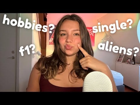 ASMR Whispered Q&A! 💗 (close & clicky) 