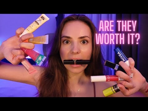 Rating my lip products ASMR 💄