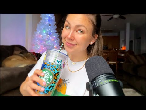 ASMR| WHISPER RAMBLE (coffee + chit chat)