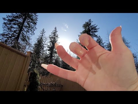 ASMR Aggressive Camera Scratching Tapping Outside | No Talking | Lo-fi