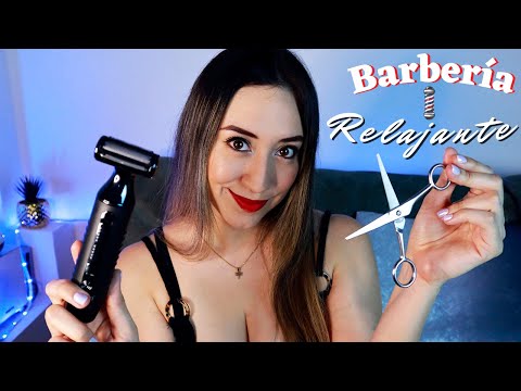 ASMR ESPAÑOL 🪒 BARBERIA RELAJANTE PARA DORMIR 💈SONIDOS REALES 💤Argely ASMR