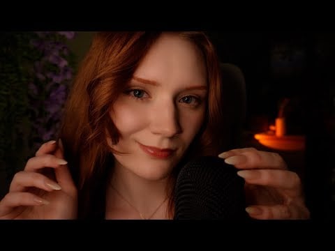 ASMR💕Slow and Gentle Mic scratching with Clicky Mouth Sounds, Echo😍