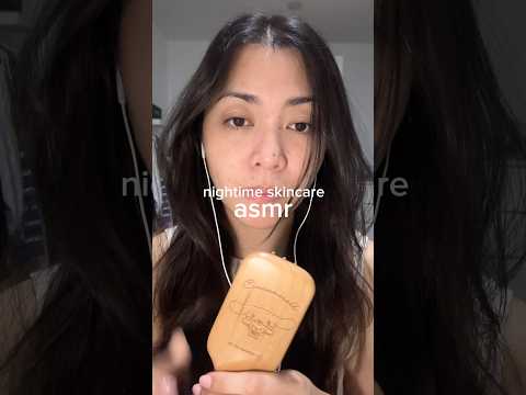 asmr doing my nightime skincare #skincareasmr #asmr #meditation