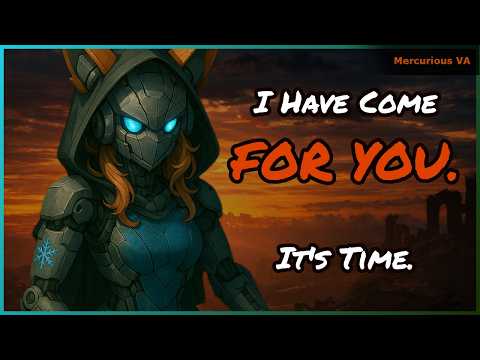 She has come for you [robot listener x robot speaker] [war machines] [post apocalypse]