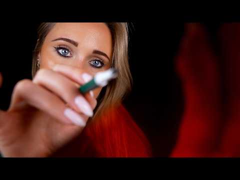 ASMR | Measuring, inspecting & calculating your face (at this point, you're my math homework....)