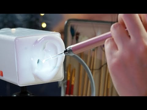 ASMR 귀이개 상점 직원이 말아주는 프로페셔널 귀청소 체험 (토킹)