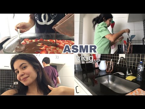 ASMR VLOG + RECEITA DE BOMBOM DE TRAVESSA