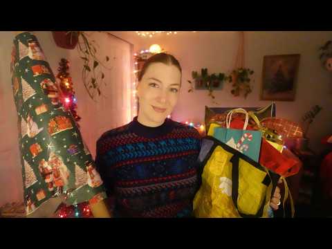 ASMR 🎄You Are Sleeping Over On Christmas 🌧️