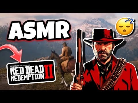 ASMR Français • 1h de Chuchotement Très proche du micro sur RED DEAD REDEMPTION 2 ! 😴💤