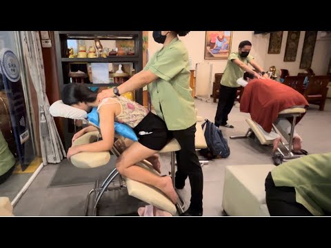 Chair massage for Back Neck & Shoulder pain / office syndrome ( most popular tourist massage )