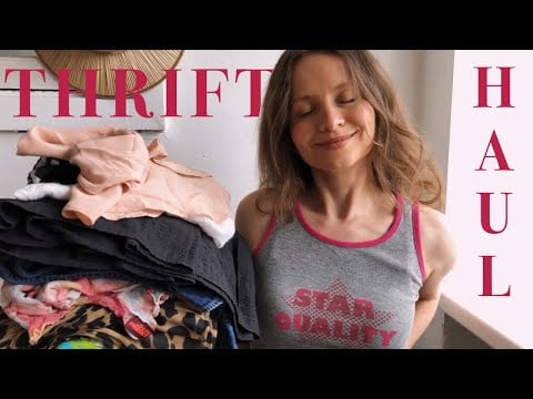 ASMR Pinterest Inspired Summer Thrift Haul ⭐ Iconic Carrie Bradshaw Dress ⭐ Soft Spoken ⭐