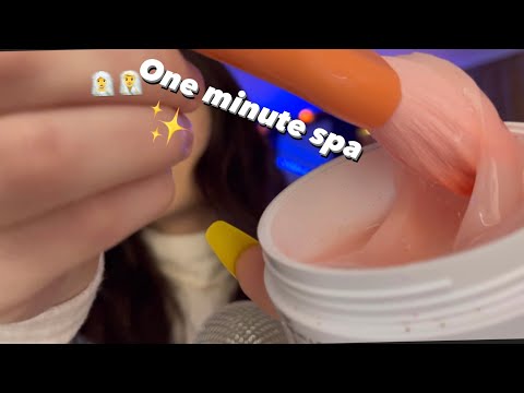 Asmr spa in 1 minute