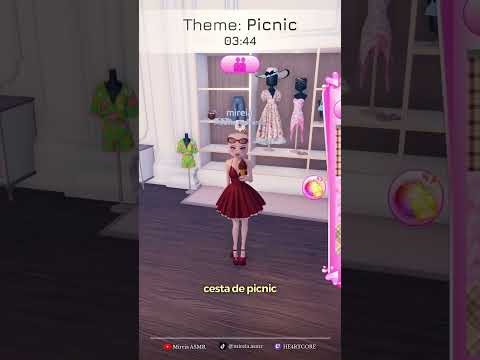 ASMR ✧ Creando un outfit de picnic en Dress to Impress | Roblox 🍓 #shorts