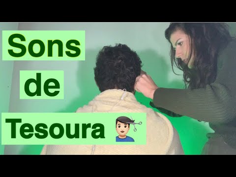 ASMR:Cortando cabelo de verdade 💇🏻‍♂️ (video para relaxar e dar sono )