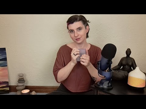 ASMR | Guided Meditation - Noticing Things You Feel ~ Soft Spoken, deep breaths, grounding questions