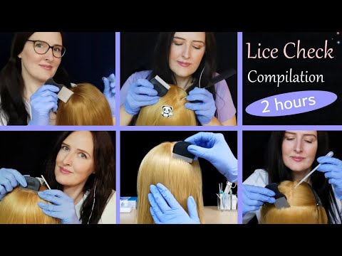 ASMR - 2 HOURS  Lice Check