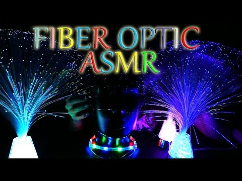 Sleep Inducing Fiber Optic Ear Massage & Binaural ASMR Relaxing Ear to Ear Whisper