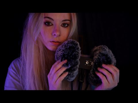 ASMR | 3h Binaural "Shh", Breathing & Fluffy Sounds - for Sleep, no talking