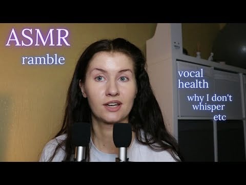 ASMR random ramble Why I Don't Whisper Anymore (whispered though😌)
