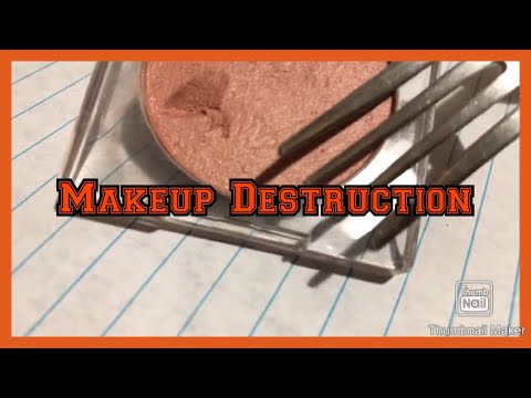 Quick Makeup Destruction || ASMR