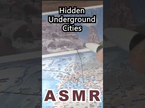 Mapping Hidden Underground Cities Across the World #asmrtracing #asmrgeography