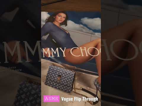 ASMR Vogue Flip Through