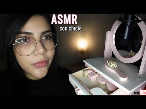 ASMR maquillandote masticando chicle | ASMR Rolpleplay 