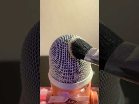 Slow mic brushing to relax 😌 #asmr #micbrushing #slowasmr #relax #notalkingasmr #asmrcommunity