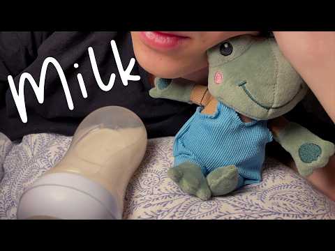 ASMR Daddy Tucks You In 💤  Feeding, Pacifier & Heartbeat