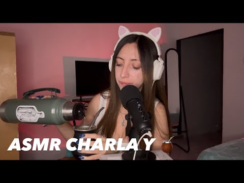 ASMR charlando, mate y sonidos🙂‍↔️|asmr argentina