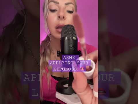 ASMR APPLYING YOUR LIPGLOSS ASMR PERSONAL ATTENTION #asmr