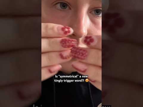 Didn’t think it would be so tingly! #asmr #nails #relaxing