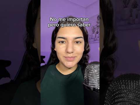 Cosas que ❌NO ME IMPORTAN❌ pero quiero saber 😊 #asmr #maquillaje #asmrespañol
