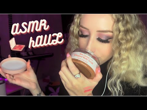 ASMR HUGE Sephora Sale + Sanrio Haul ✨️ (skincare, makeup, hello kitty)