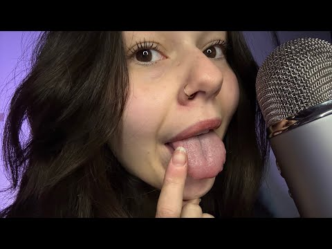 ASMR Tongue Mouth Sounds ONLY!! (This Will Give You Tingles) 